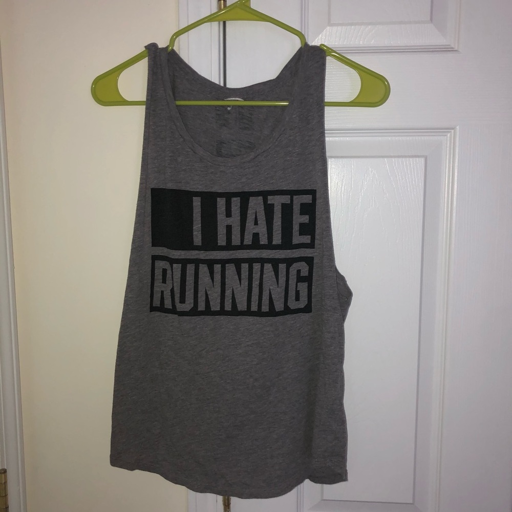 VS PINK workout cut off tank